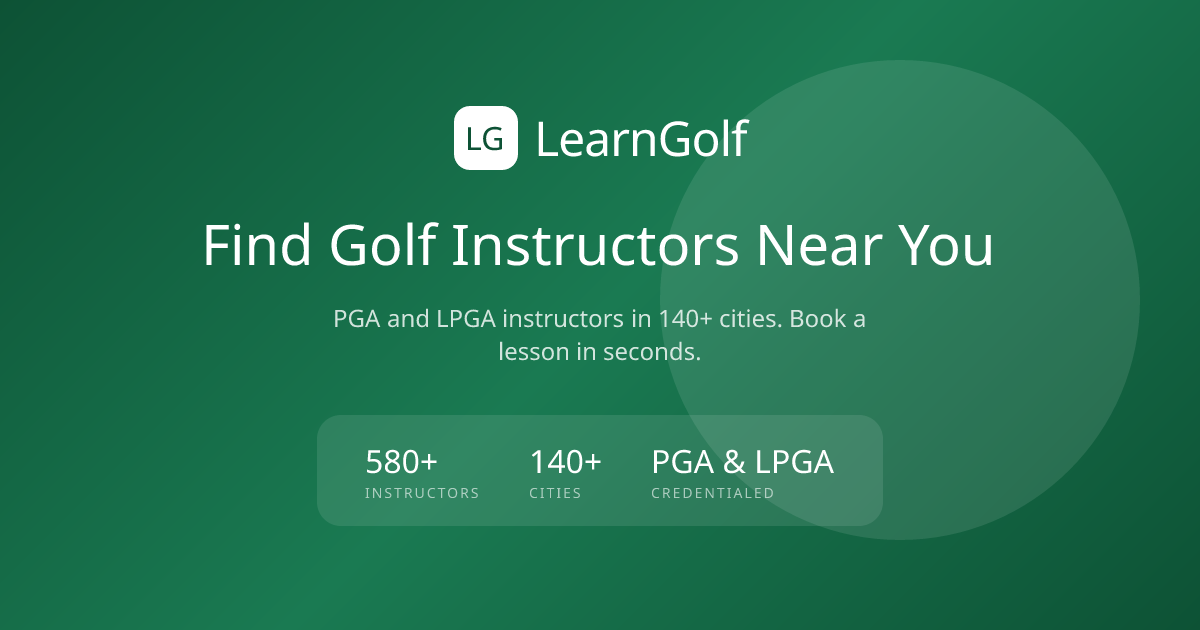 LearnGolf.com - Find Golf Instructors Near You